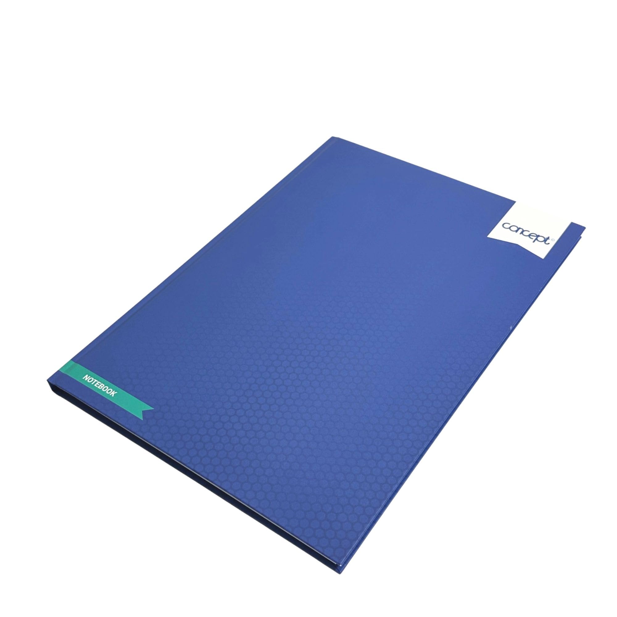 GenXon School Office Writing Jotter Ruled Lined Feint & margin Sheets Hardcover Notebooks Exercise book A4 A5 A6 Desk Notepad (A4)