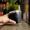 KeepCup Thermal - Vacuum Insulated Stainless Steel, QuickSip Reusable Coffee Cup with Splashproof Sipper Lid - Extra Small XS 6oz/180ml - Black