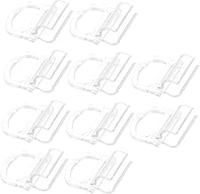 MARMERDO 10 Peças Alça De Cortina De Rolo Clipes De Haste De Cortina Persianas De Rolo Sombra Puxar Hardware Alça De Persiana Clipes De Valência Para Persianas Persianas De Clarabóia