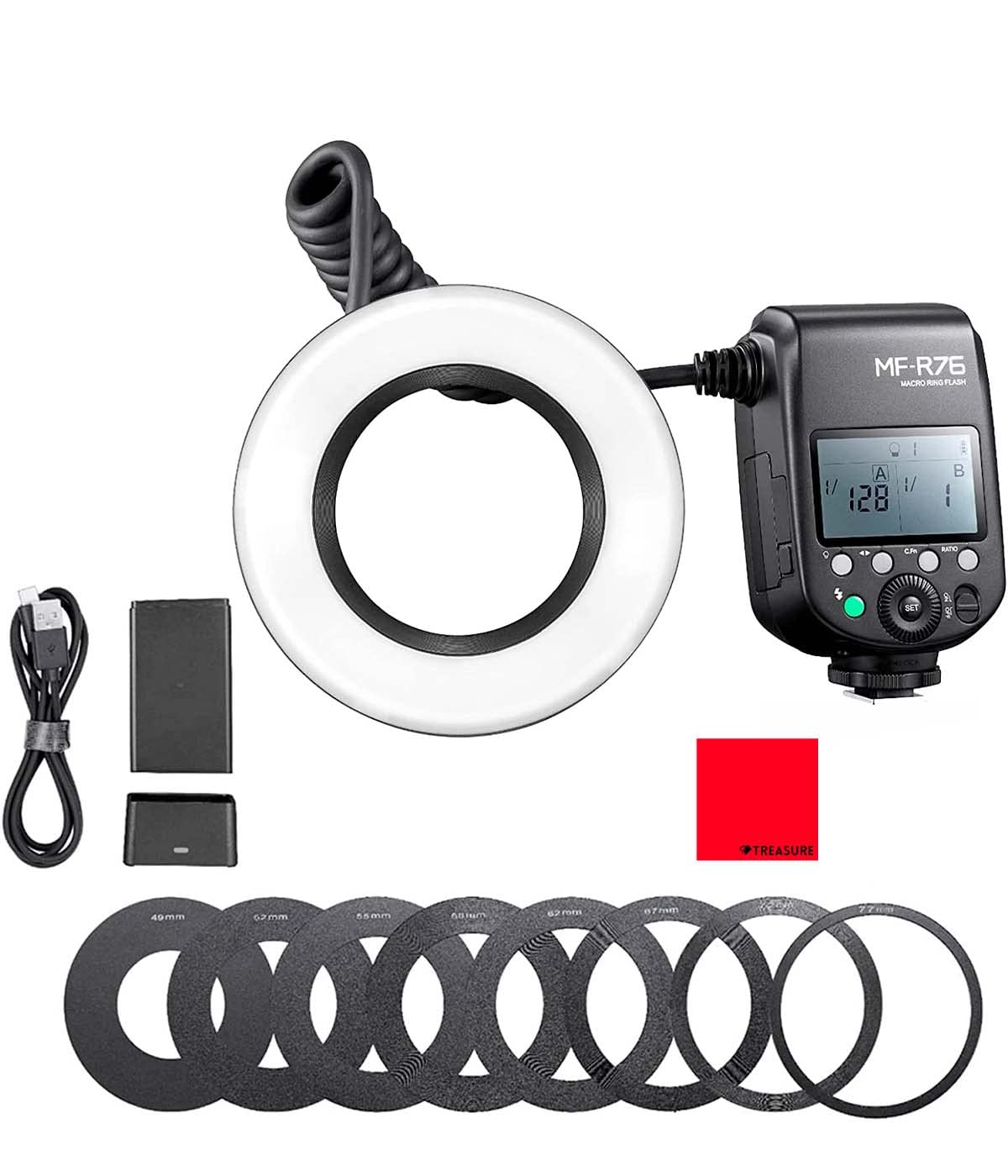 16102 現状品 Godox ゴドックス MF-R76 マクロリングフラッシュ Amazon | [国内正規代理店] Godox MF-R76 マクロリングフラッシュ