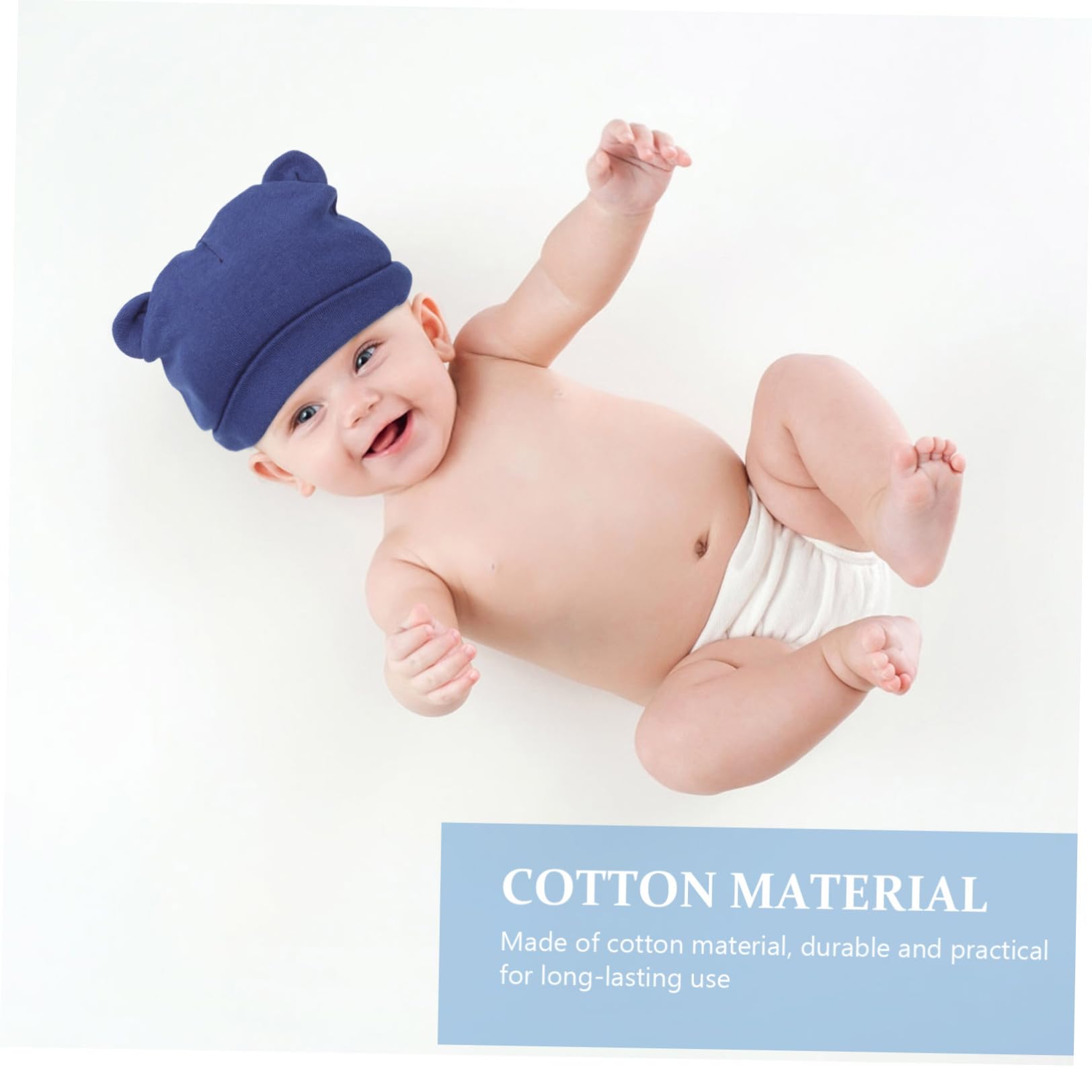 Gorro Fetal Infantil Sombrero De Niña Gorro Infantil De Algodon Sombreros De Bebé Recién Nacido Sombrero De Bebé con Orejas Gorros Infantiles Algodón