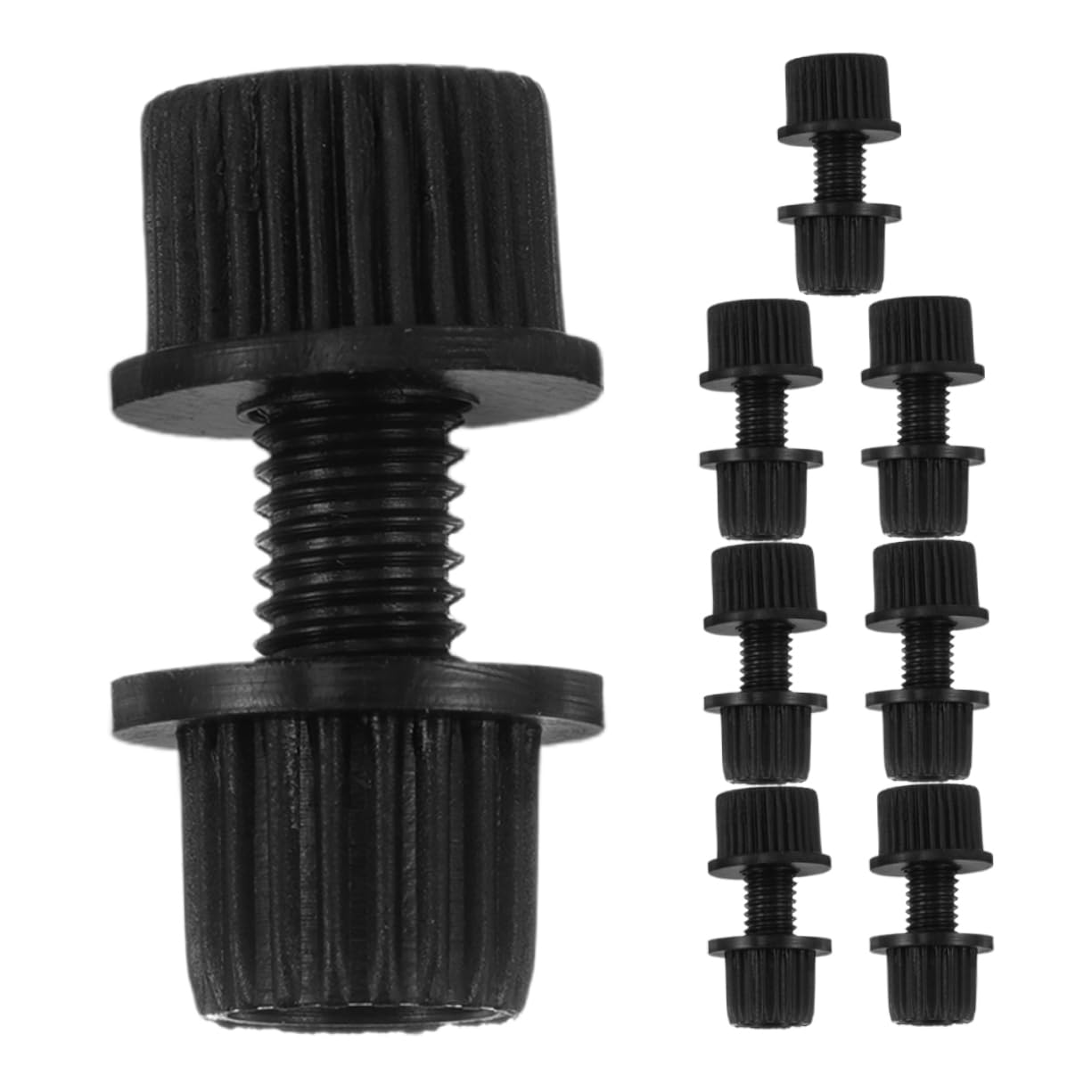 8pcs Theft License Plate Screws Resistant Fasteners for Motorcycles and Vehicles Easy to Install Fit Nylon Material