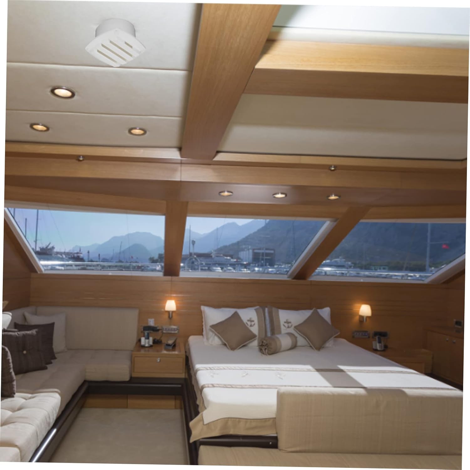 Zerodeko 5pcs Vent Cover Weather Resistant Exterior Wall Vent for Rv Boat Car Breathable Louvered Design Easy Install Ventilation for Outdoor Indoor Use