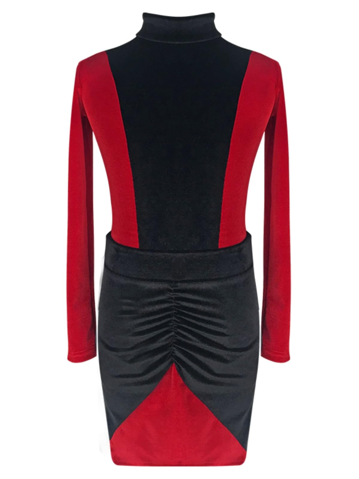 Vestidos para Niñas, Vestido de Baile Latino de Manga Larga, Vestido de Baile de Salón, Ropa de Escenario para Niñas, Ropa de Baile, Vestido de Competición, Elegante Lírico (160 cm)