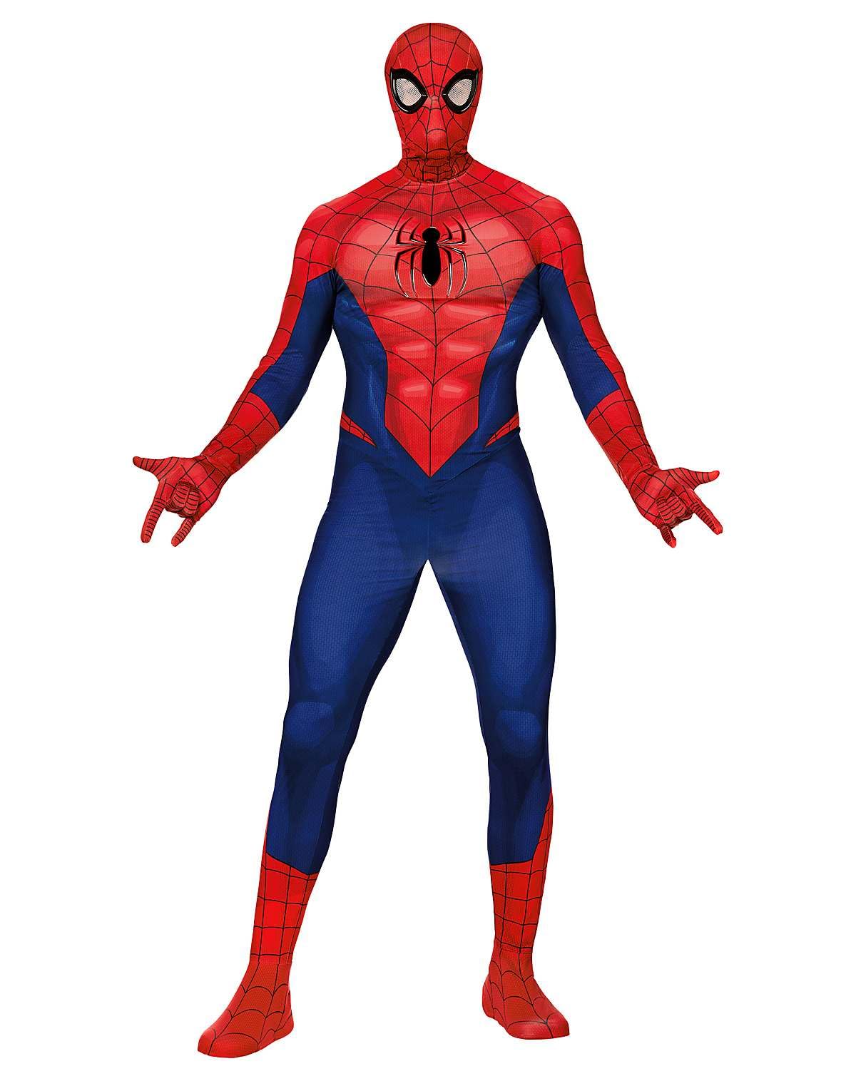 Spirit Halloween Spider-Man Adult Classic Skin Suit Costume, Officially Licensed, Superhero Halloween Outfit, Marvel