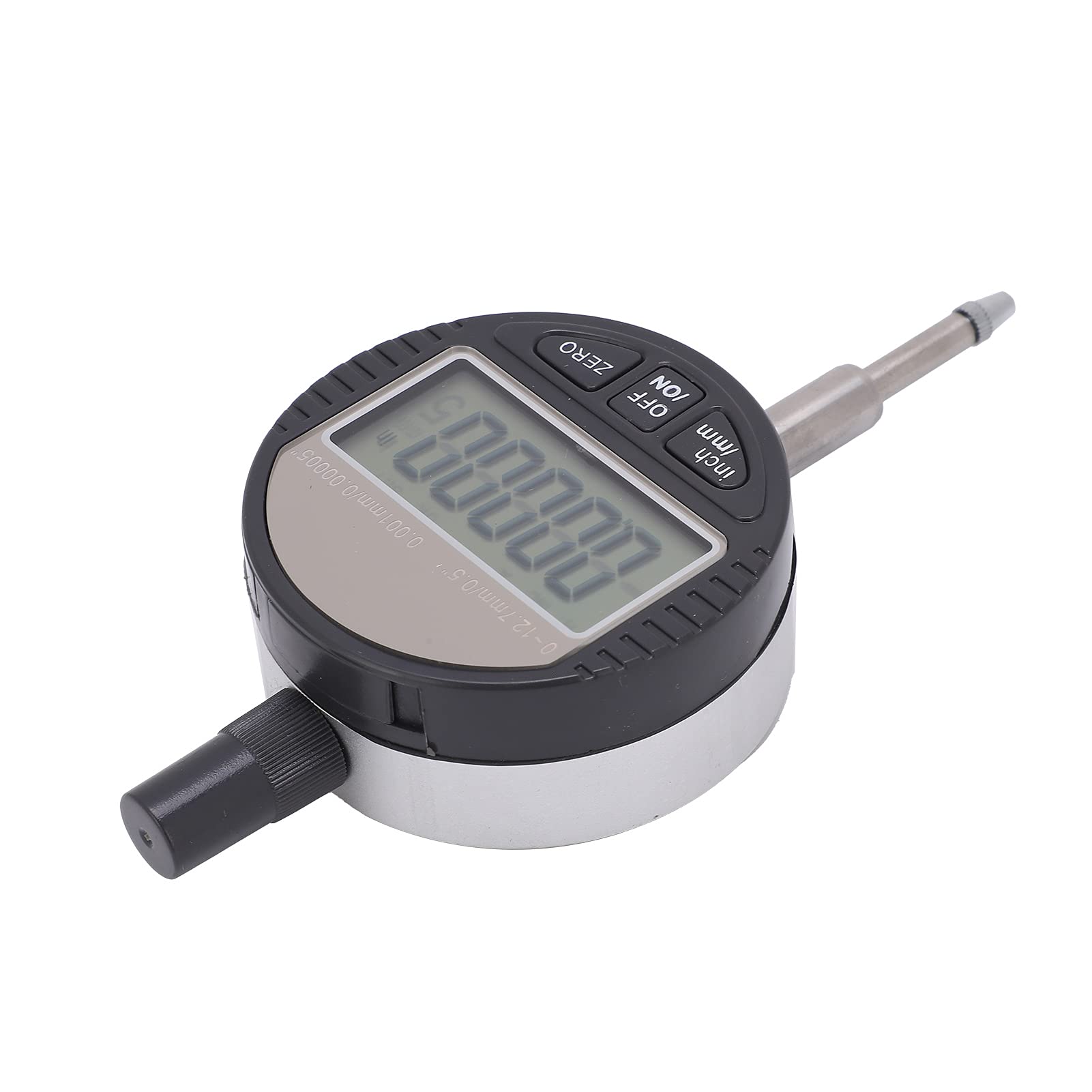 Indicador de Cuadrante de 0,001 Mm, de 0 a 12,7 Mm, Compatible con Lectura Métrica y en Pulgadas, Indicador de Cuadrante con Pantalla Digital para Fabricación de Maquinaria