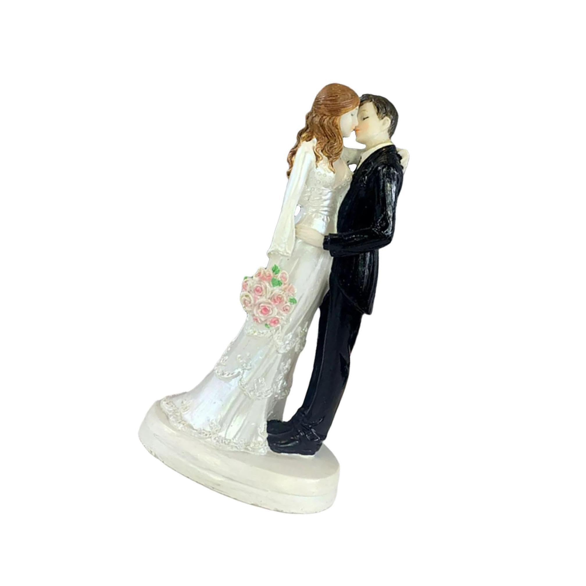 Zambuph Elegant Couple Figurine Statue Embracing Lovers Ornament Wedding Romantic Valentines, Type E