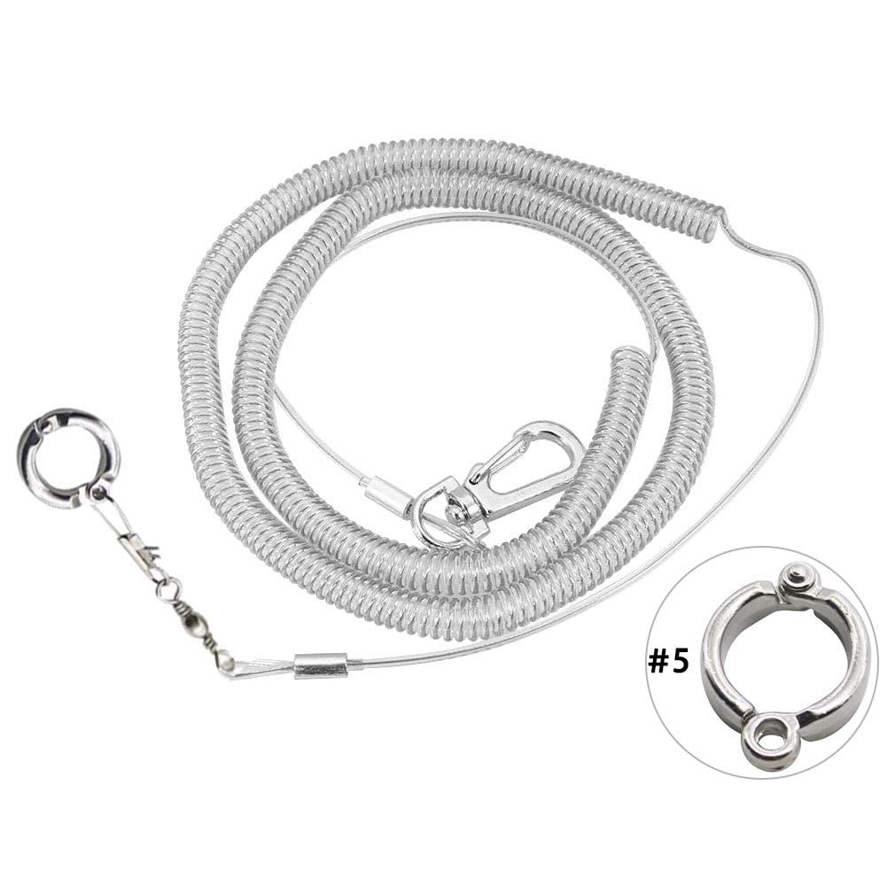 Cavigliera per Uccelli da Compagnia, Catena per Pappagalli Pettorina per Uccelli Pappagallo Ultraleggera Guinzaglio Anti-morso Volo All'aperto Corda da Addestramento Forniture per Animali