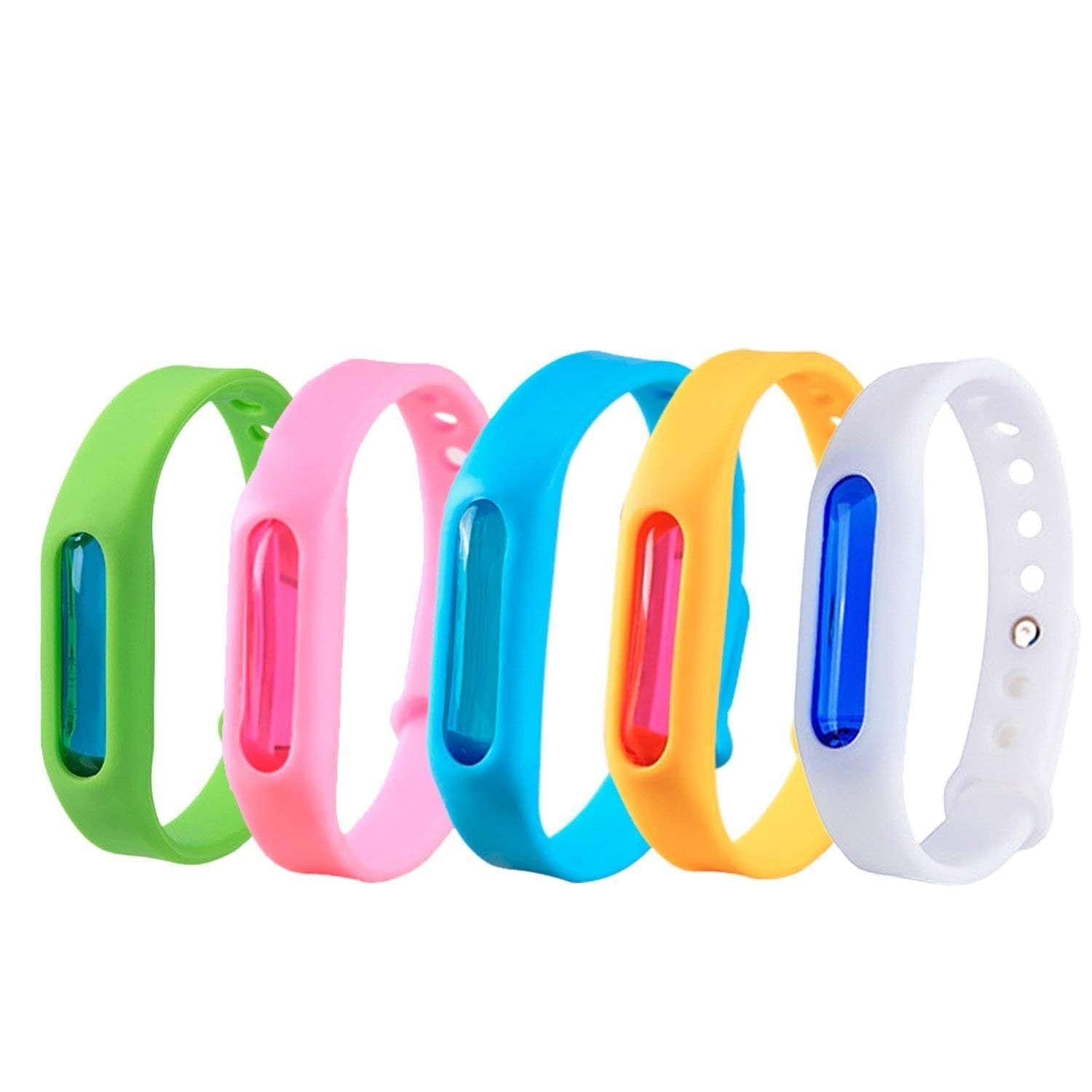 Elobara Mosquito Repellent Bracelets Natural Deet Free Insect Travel Repellent Wristband Bangle for Kids & Adults Outdoor & Indoor, Barbeque Grilling Against Bugs, Pests