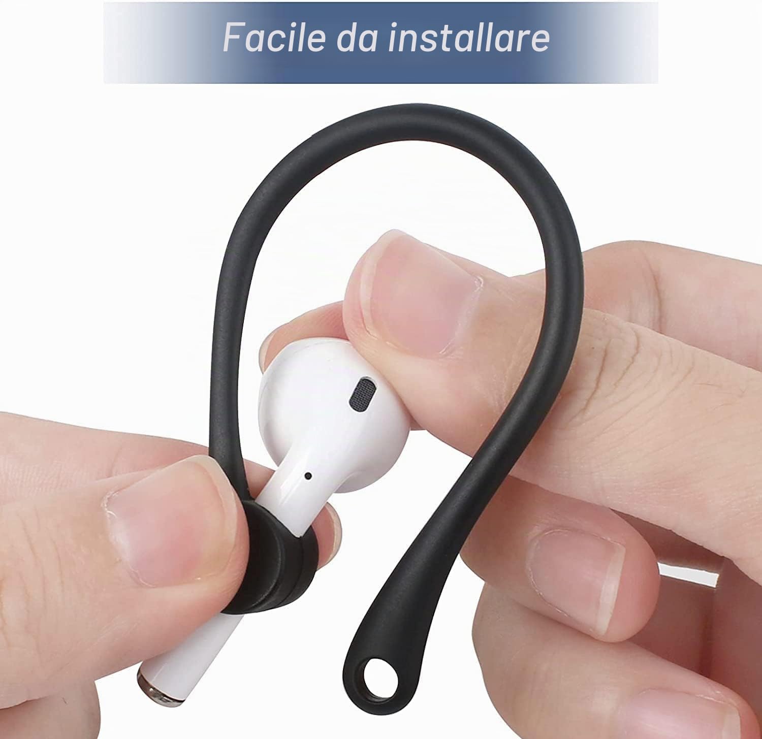 LATRAT 4 pezzi di archetto per auricolari Drop, sport, accessori per cuffie, ganci compatibili, perfetti per sport e attività all'aperto, comfort duraturo