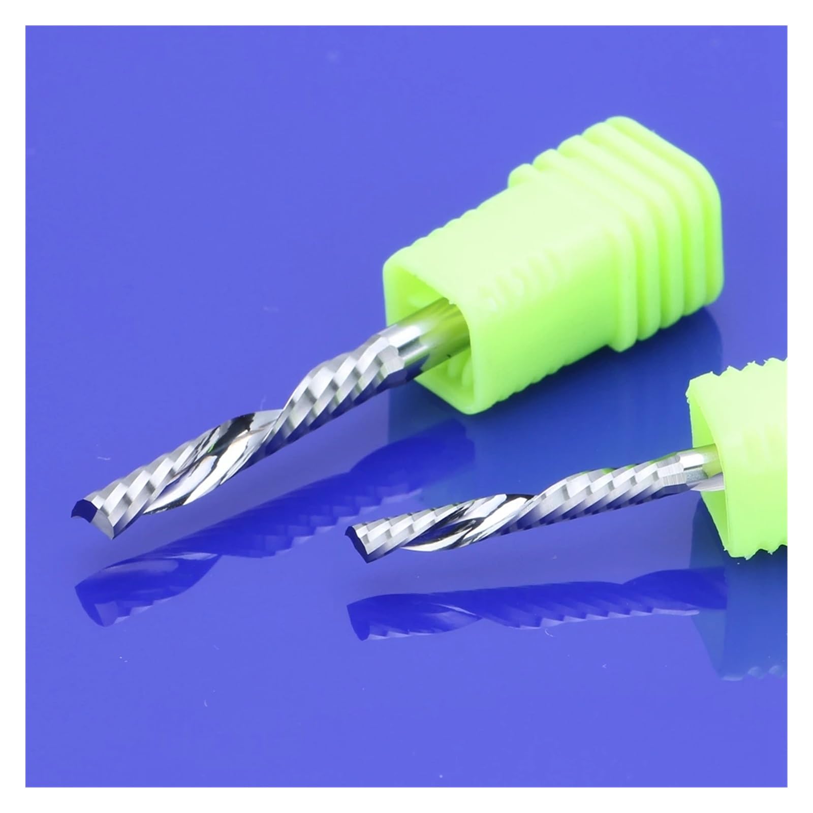 20 sztuk/partia 3.175/4/5/6mm narzędzia do obróbki drewna węglik lewa spirala 1 flet frez trzpieniowy Cnc frezy w dół frez do drewna(6x15x50L)