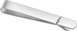 Musician Tie Clip Gift Musical Note Engraved Tie Clip Jewelry Gift for Music Lovers Music Teacher Musician Father