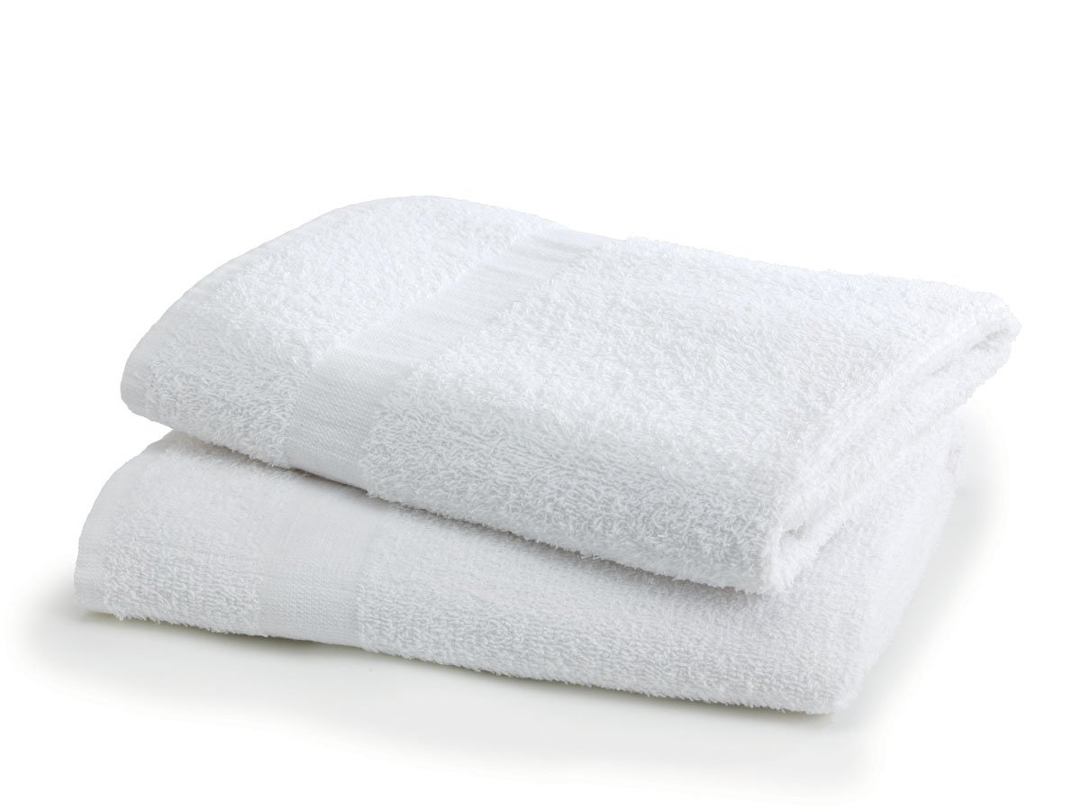 Medline MDTBT4B55T Blended Terry Bath Towels 20 x 40 5 5 lb White Pack of 120