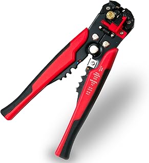 ZENO Wire Strippers Electrical | 3-in-1 Cable Stripper | Wire Cutter | Cable Crimping Tool | Terminal Crimper | 22-10AWG (0.5-6 mm²) | Professional Electrician Wire Stripping Pliers | Self Adjusting
