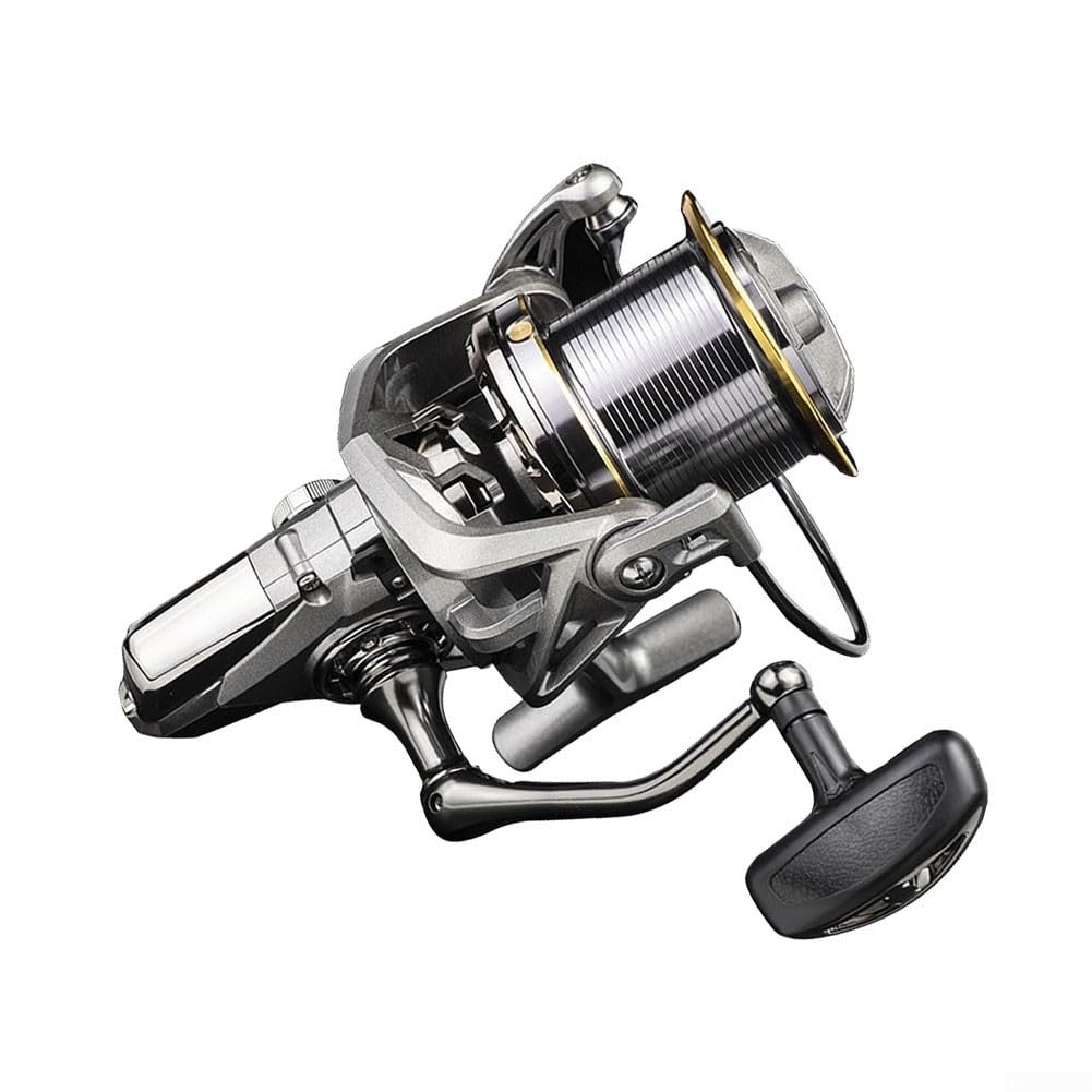 Langlebiges Metall Spinnrolle für Meer 20kg Bremse | Metallgehäuse, 20kg Maximalbremse, links/rechts umstellbar, korrosionsbeständig, ideal für Monsterfische
