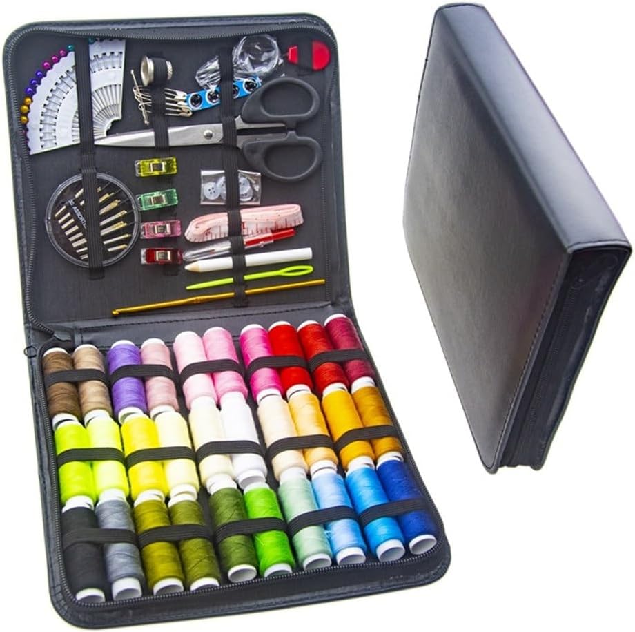 JSEIAJB 30 Threads Sewing Tools Combination Set Large Capacity Home Travel Sewing Kit Sewing Box