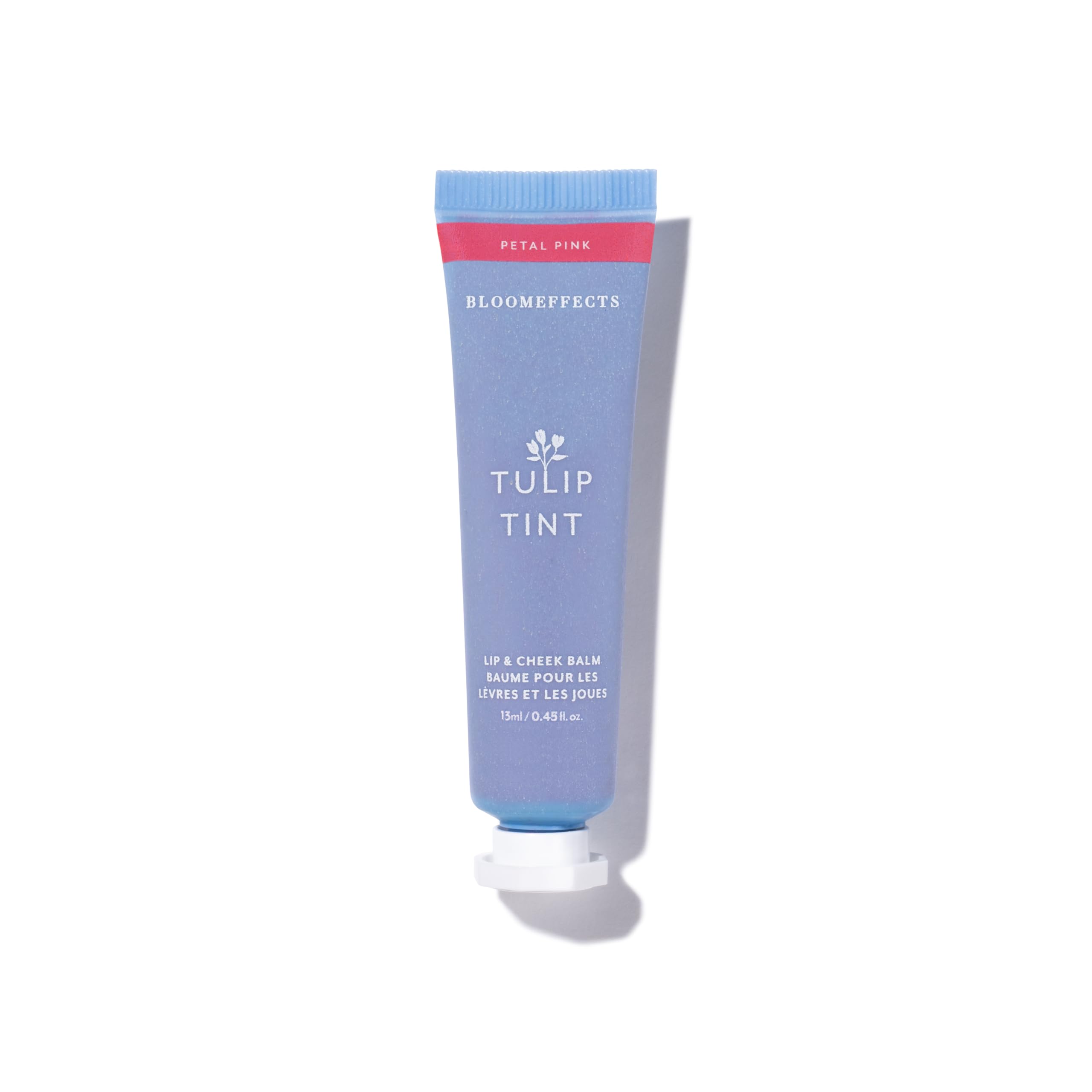 Tinte de tulipán natural para labios + bálsamo para mejillas | Sin crueldad, no tóxico, belleza limpia (rosa pétalo)