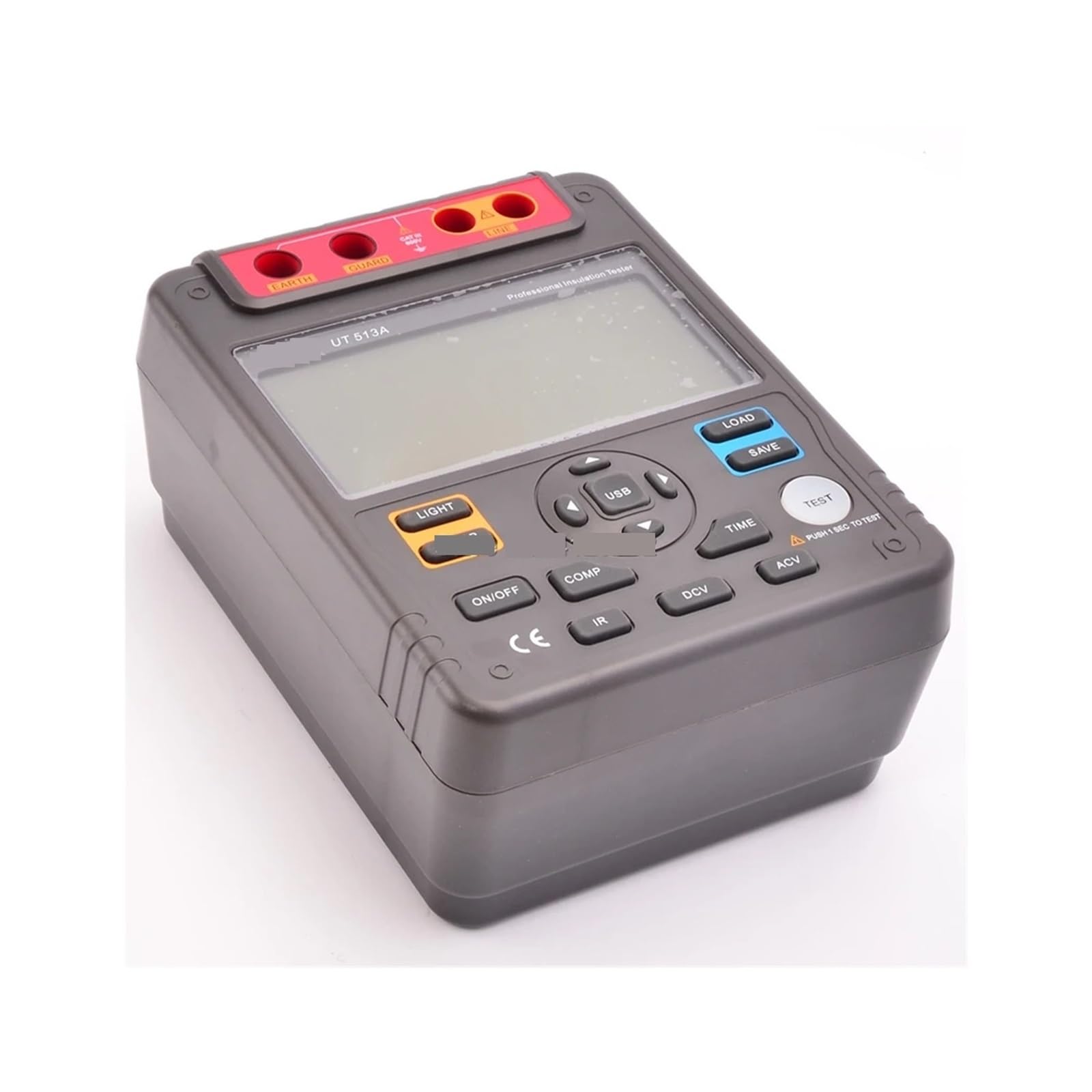 Tester di Resistenza Digitale Tester di Resistenza Isolamento 513A 5000V Archiviazione Dati/Grafico a Barre analogico/DAR/Trasferimento Dati USB/Retroilluminazione LCD