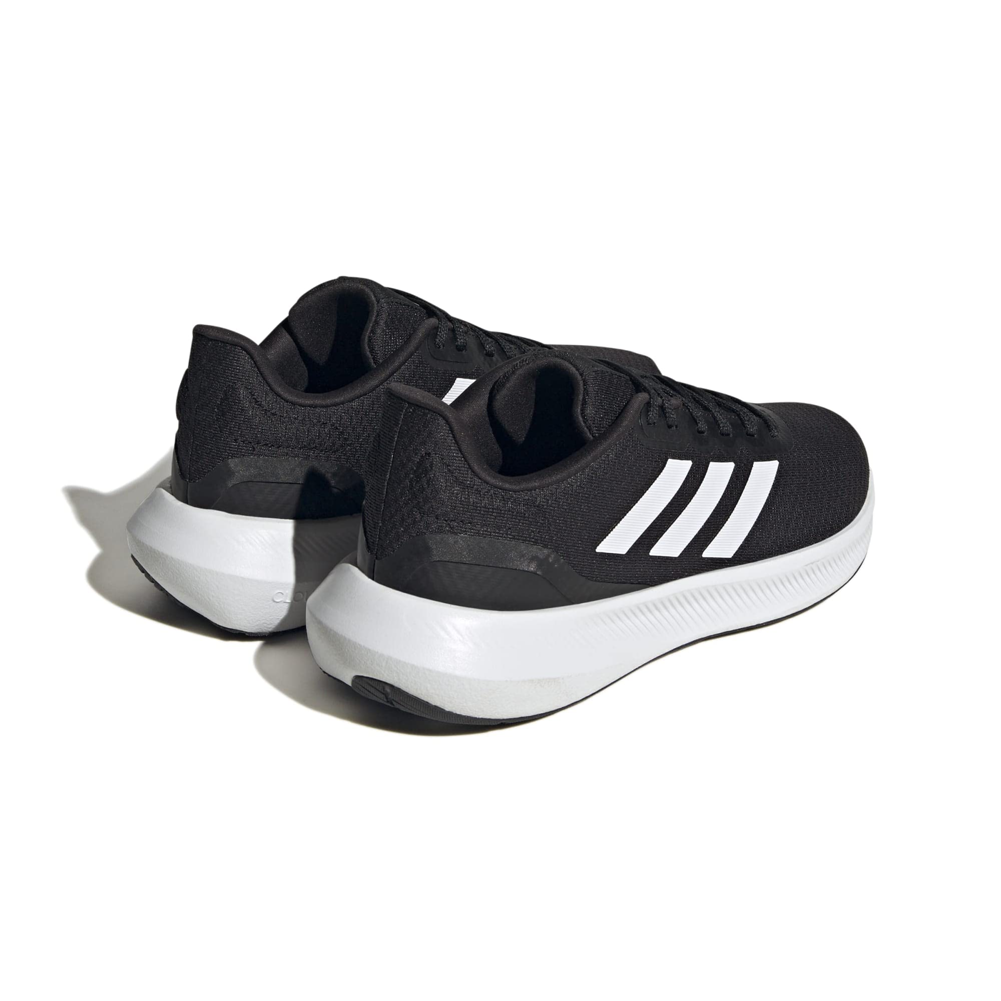 adidas RunFalcon Wide 3 Shoes, Zapatillas para Correr Mujer, Core Black/Cloud White/Core Black, 38 EU