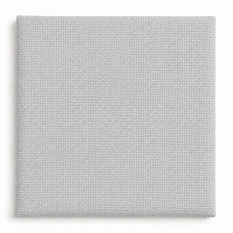 Image of New Round Bed Upholstered Bed Frame -Washable Zip Cover, Modular Minimalist Modern Design Soft Foam Platform Bed, Half Circle Sold Separately (Gray Linen Premium, Queen Headboard)
