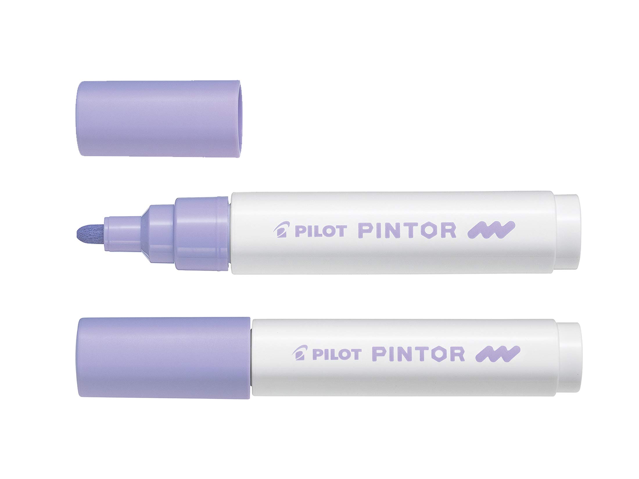 Pilot Pintor Marker Pen Bullet Tip Medium - Pastel Violet / Single - Marker for Writing on Glass