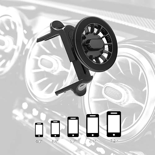 Miniatura 8 de Soporte magnético para teléfono Mini Cooper R56 F56 Smart 451 453 Alfa Romeo Mito Fiat 500 Berlingo Renault Alaskan Clio Mercedes