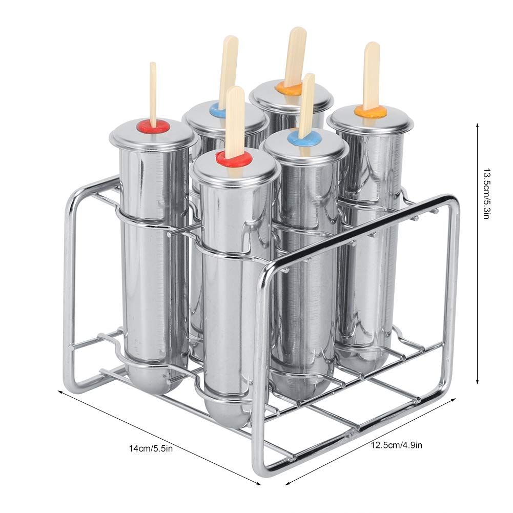 moldes para polos, Paquete de 6 moldes for hacer helados