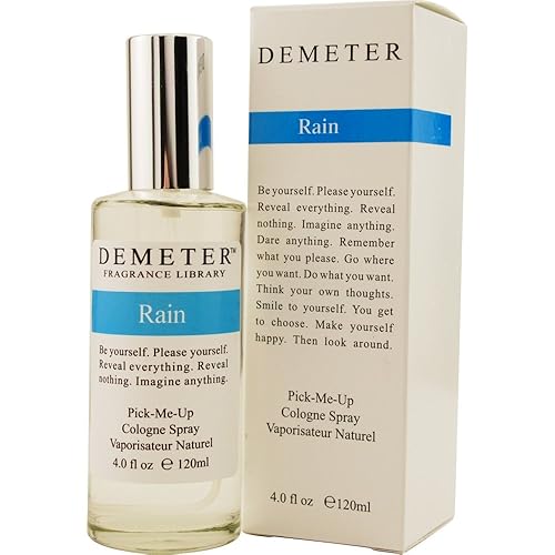 Demeter Colonia Spray para Unisex, lluvia, 4 onzas