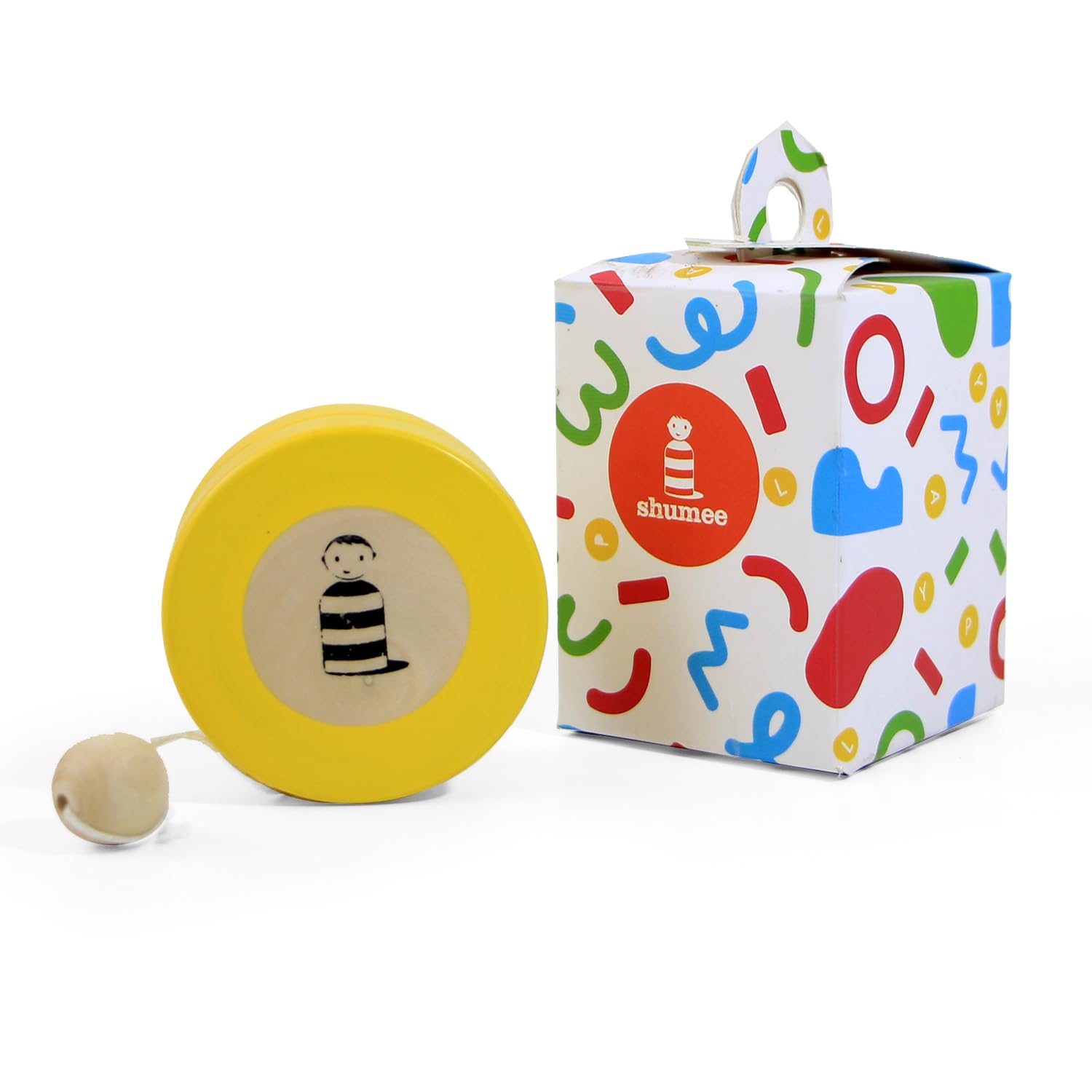 Shumee Wooden Yo-Yo with Shumee Character (3+ Years) | Color- Yellow | Pediatrician Approved | Safe & Organic | Non Toxic (B0BJMNWJPH) Amazon Price History, Amazon Price Tracker