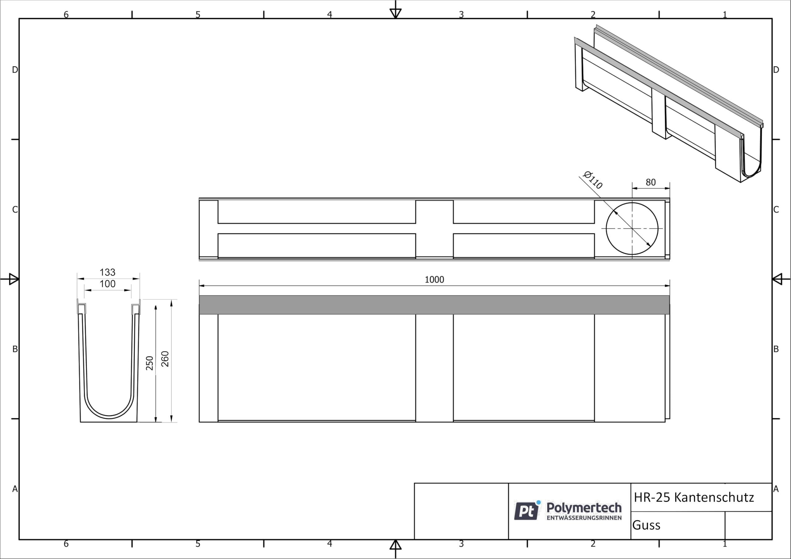 ACO Entwässerungsrinne Standardline Polymerbeton 1 m kaufen | Globus