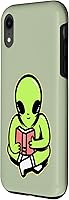 Vista 17 de iPhone 15 Pro Max Alien Reading A Book Case