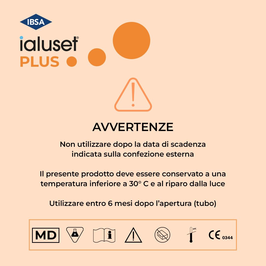 ialuset Plus Crema 25g - Per il trattamento di ferite infette e ustioni, con acido ialuronico ad azione idratante e sulfadiazina argentica che protegge dalla contaminazione batterica
