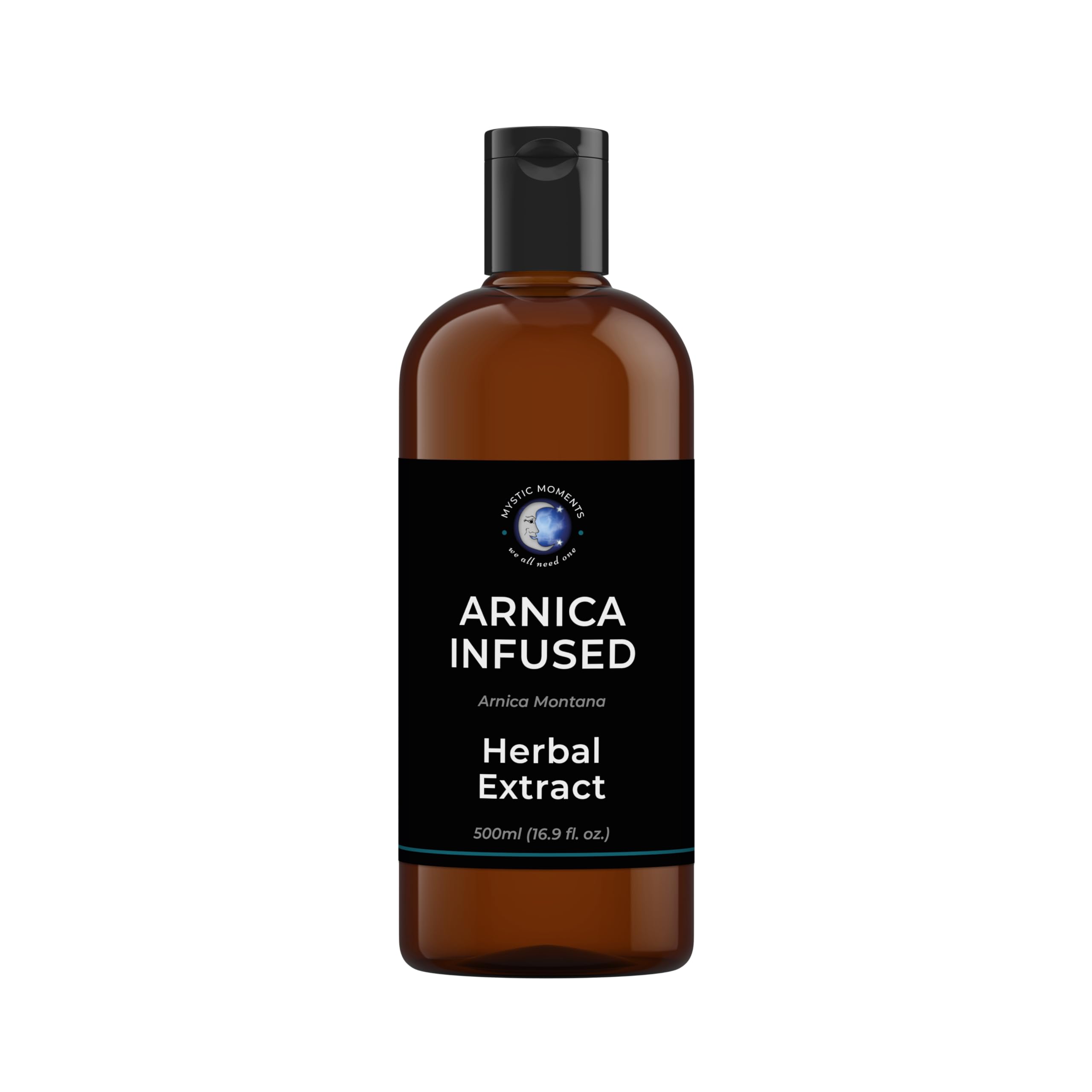 Mystic Moments | Arnica Infused Oil 500g | Helianthus Annuus & Arnica Montana | Sunflower Base | Natural Botanical Extract | External Use Only | Cosmetic Grade Oil