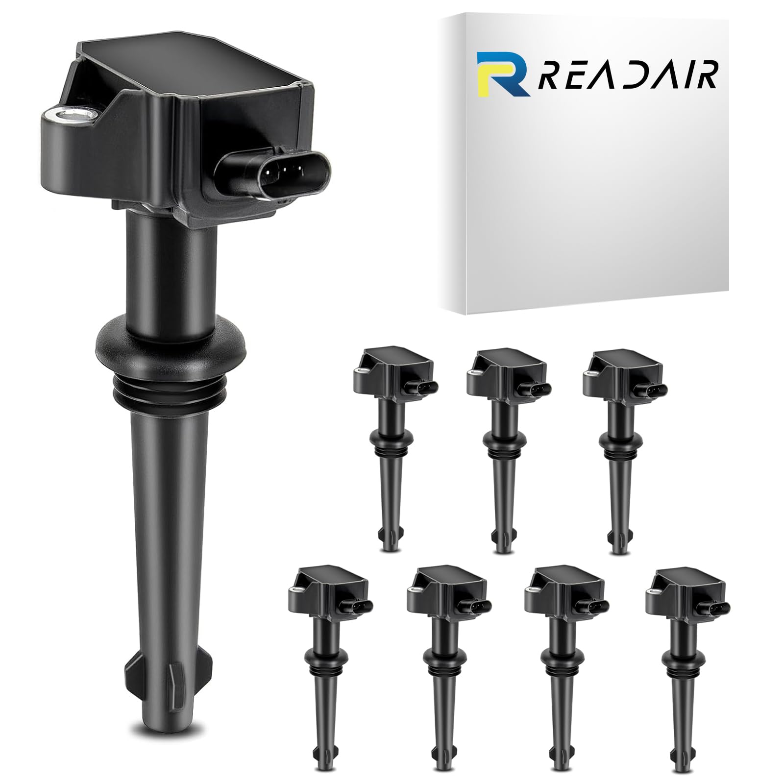 Readair Ignition Coil Pack, Compatible with 2010-2013 Range Rover Sport LR4, 2010-2012 Range Rover XJ XF XKR XK XFR XFR-S, UF618 Ignition Coil