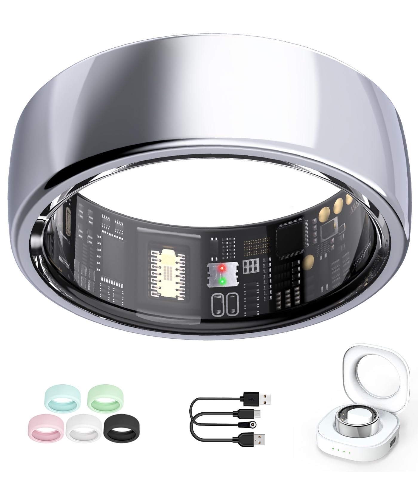 AI Smart Ring for Women Men, Health Ring with AI Health Analysis
