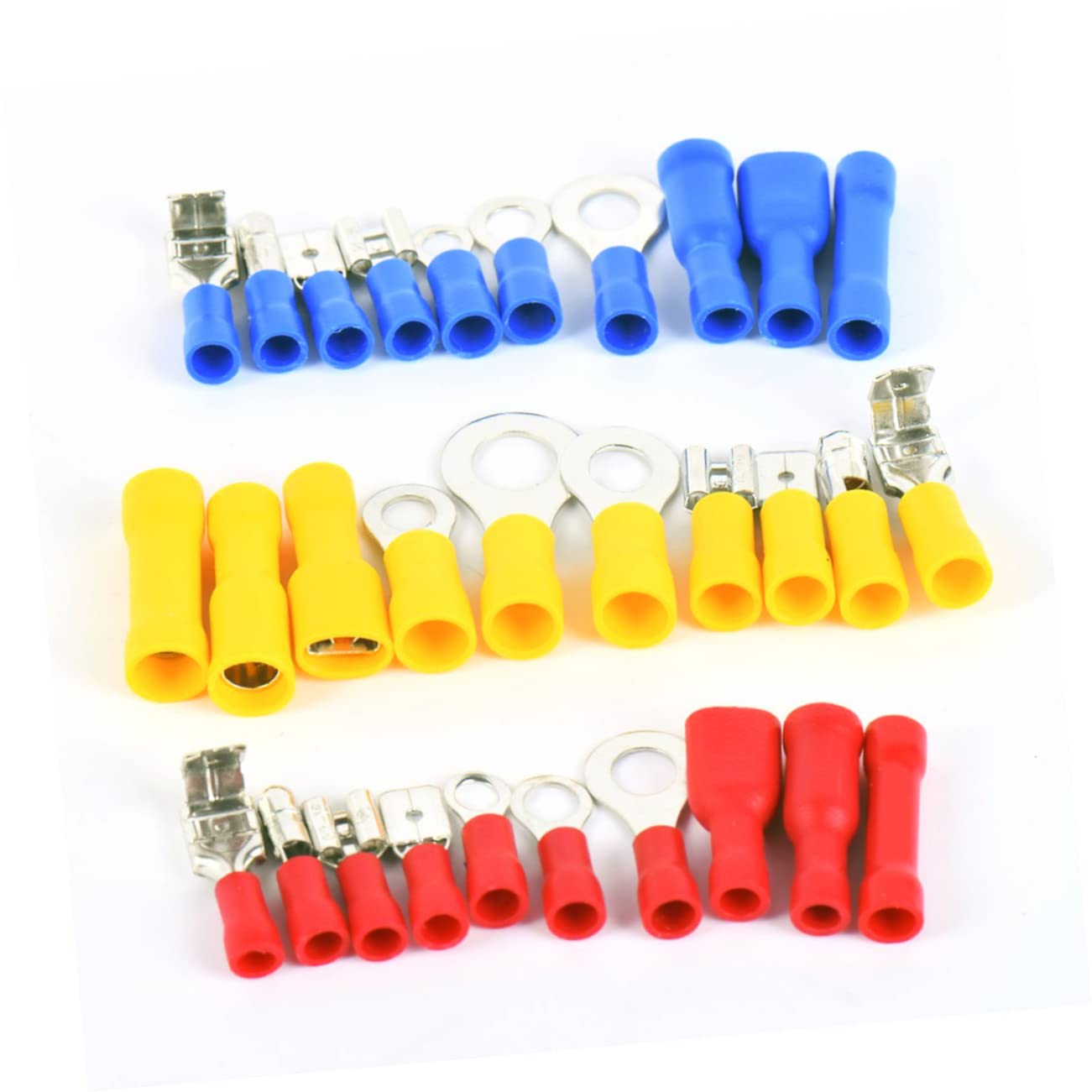Cosses à Sertir 480 Pièces en Boîte, Cuivre Pvc, Bornes de Fil