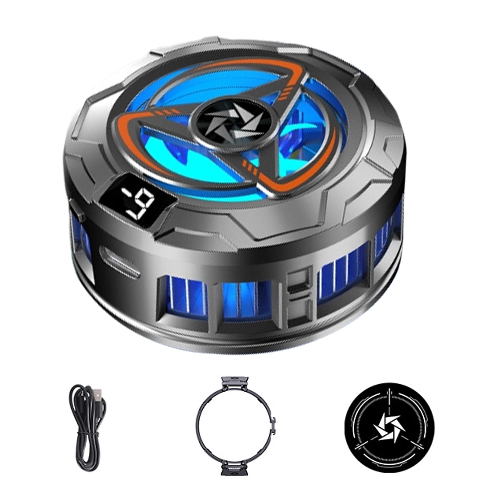 Cell Phone Cooler | Mobile Phone Radiator | Smartphone Cooling Pad Rechargeable Freezing Radiator for Tablet Daily Travel Car Men Women Hot Outdoor Beach Home