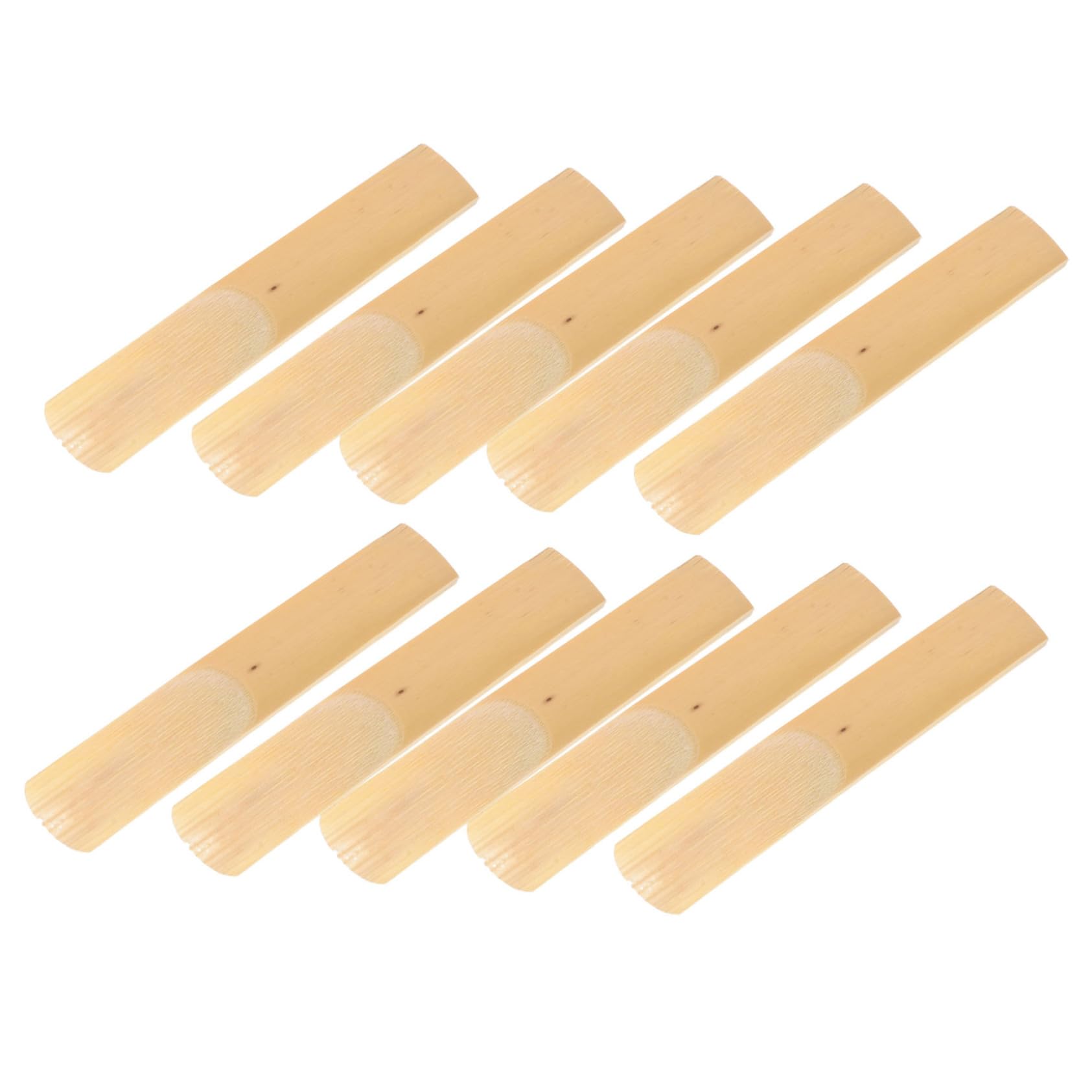 BESPORTBLE 10 Pcs Beginner Clarinet Reeds B Flat Replacement Reeds for Enhanced Sound and Tonal Clarinet Accessories for Practice and Performance