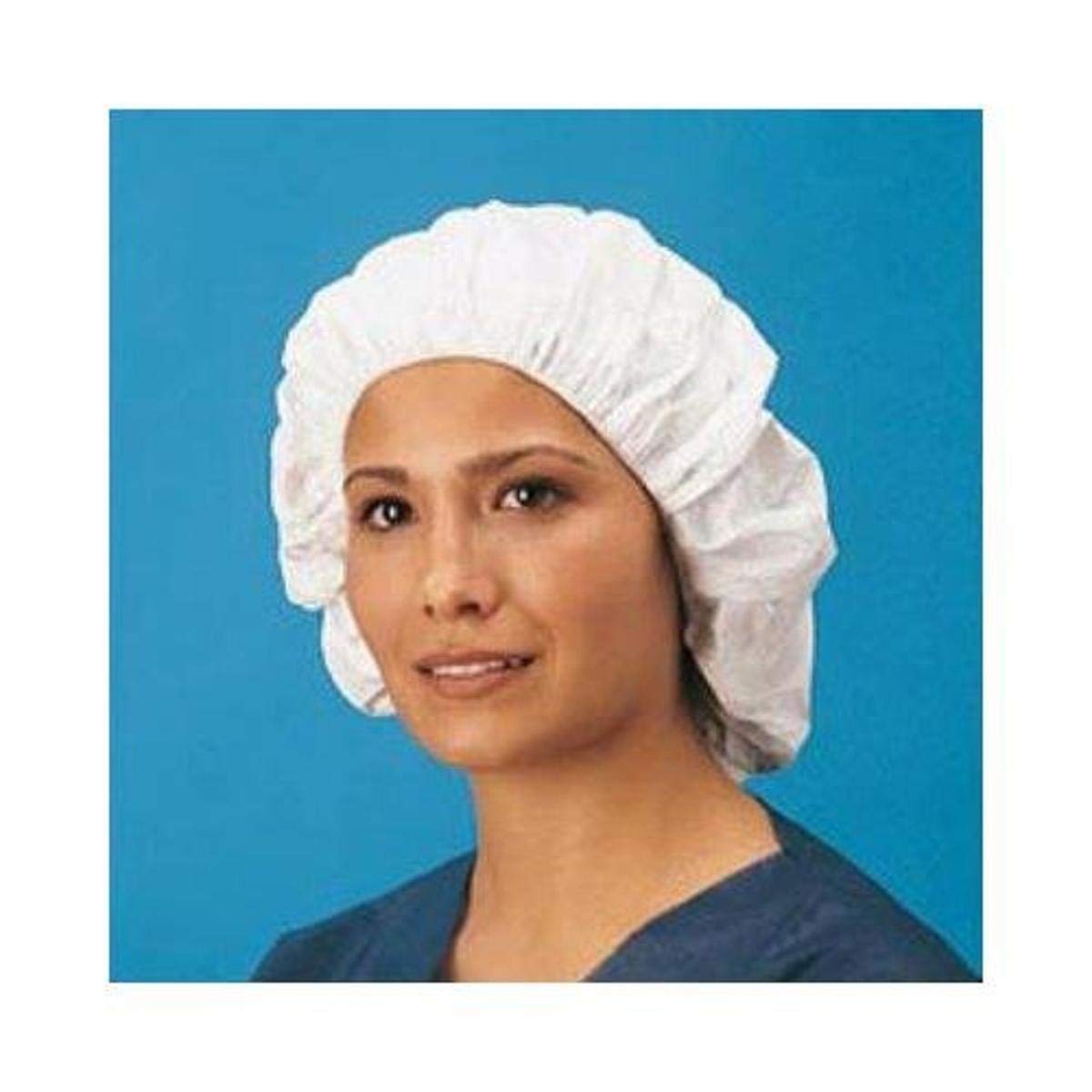 Keystone Safety 110KG-24-WHITE KeyGuard Bouffant Cap, 24