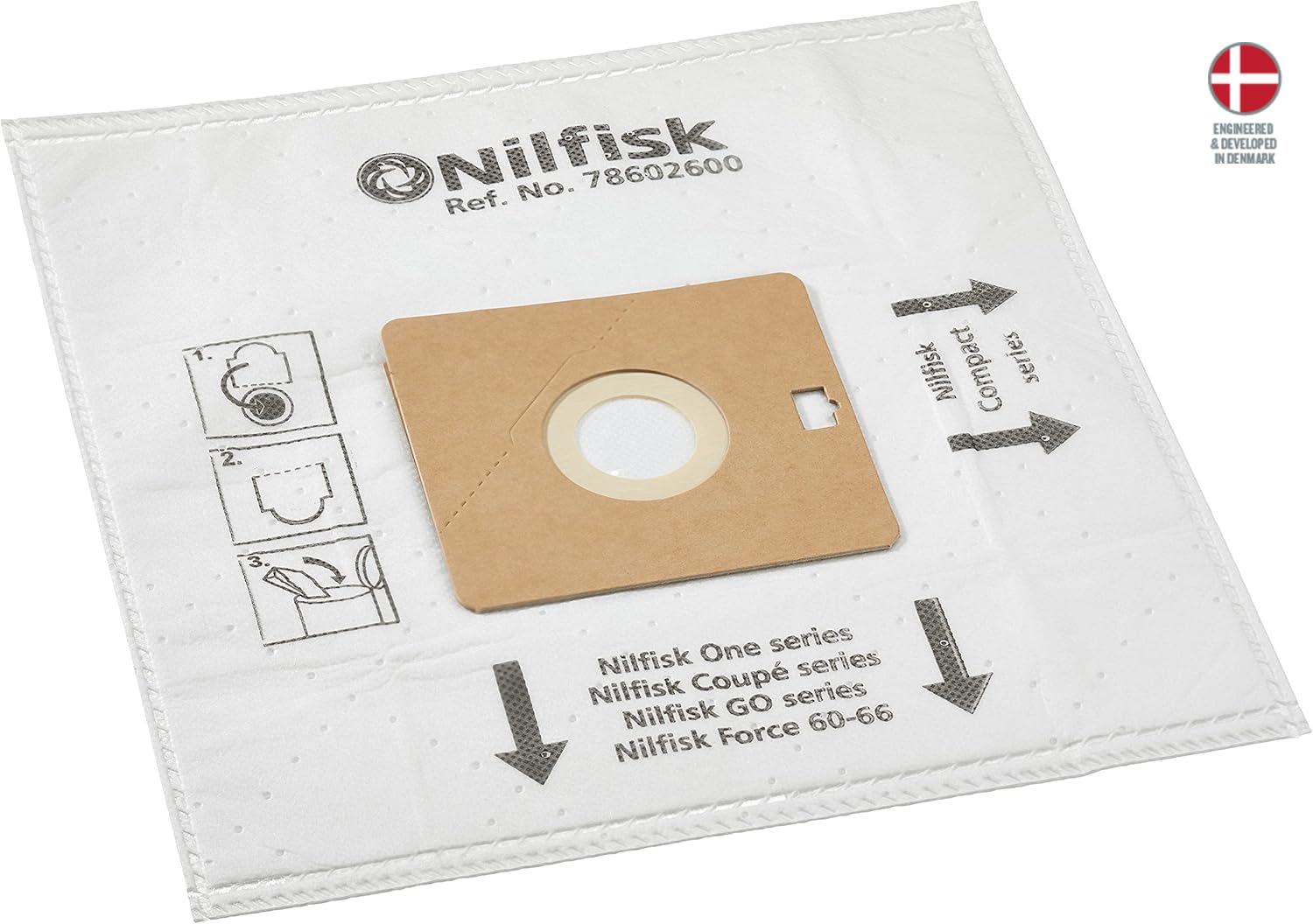 Visita la tienda de Nilfisk 5 Bolsas Aspiradoras Nilfisk One + Pre-filtro - Recambio Original - (78602600) in use