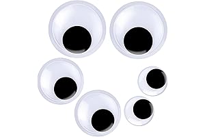 6 Pcs Large Googly Eyes Self Adhesive 3 Size Googly Eyes