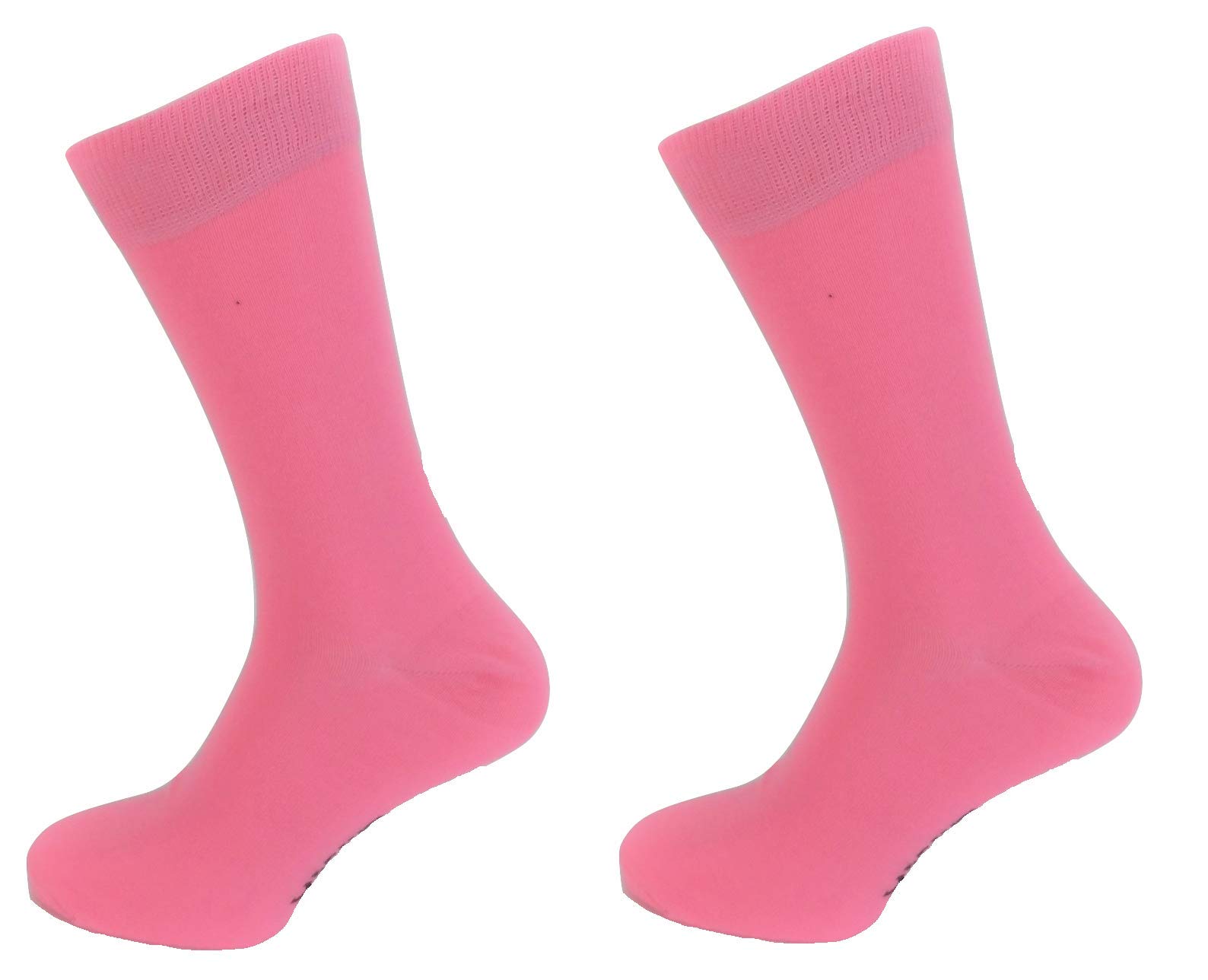 Mazeys Men's Pink 2 Pair Pack Plain Mod Socks (As8, Alpha, One_size, Regular, Regular, )