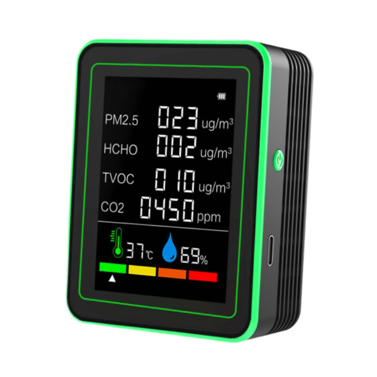 Air Quality Tester Digital Display Real Time Display for Office House Garden Black|Electrical & Test Equipment|Test Measurement & Inspection |Package Includes:1 Air Quality Meter-image-12