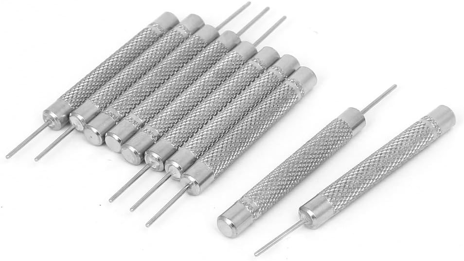 uxcell 0.9mm Dia Tip Watch Band Strap Link Pin Remover Punch Repair Tool 10pcs