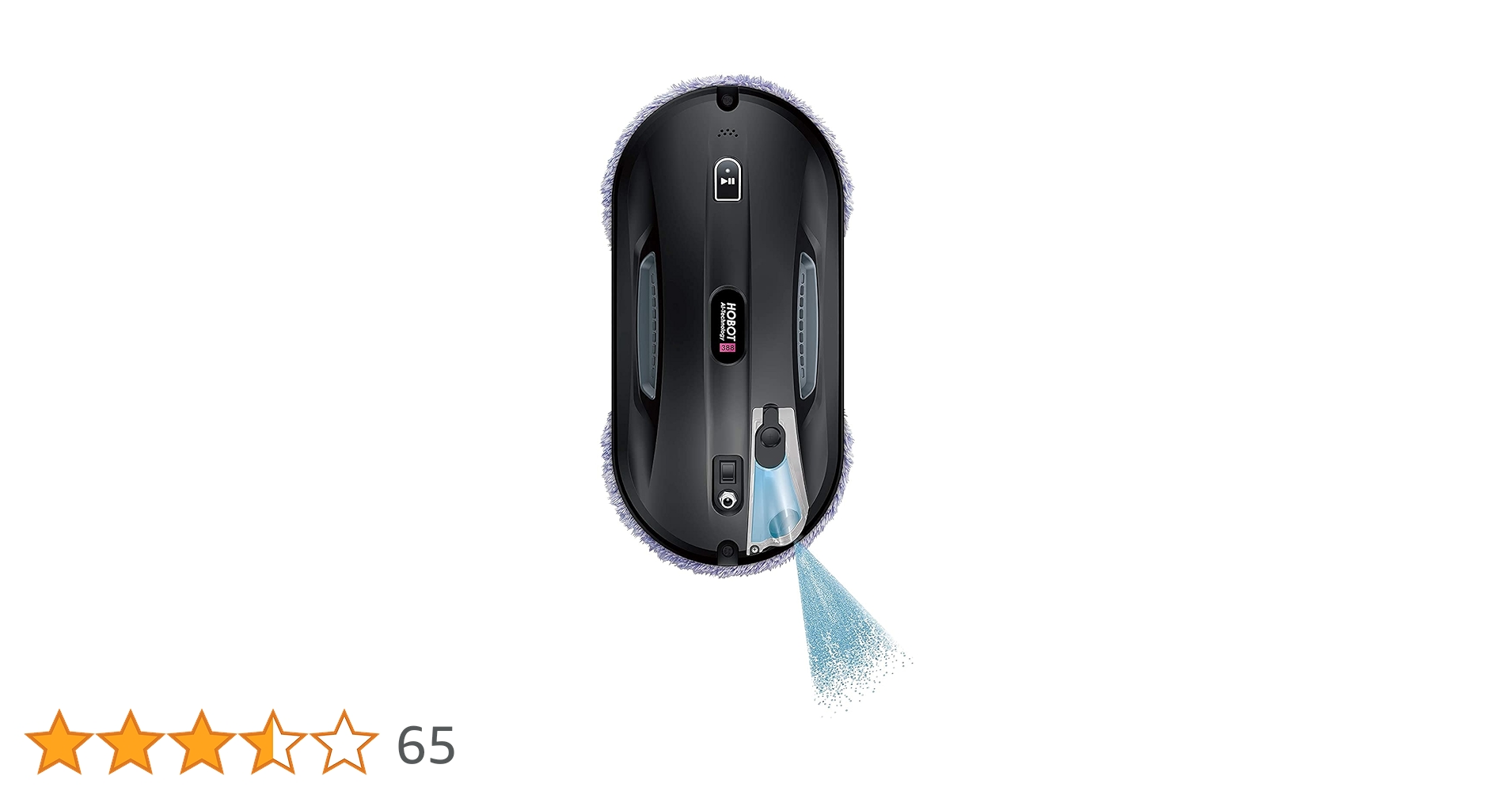 HOBOT 388 Robot Window Cleaner with Ultrasonic Sprayer - Powerful