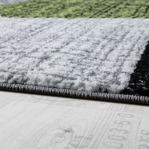 Tappeto di Design Moderno Pelo Corto Quadri e