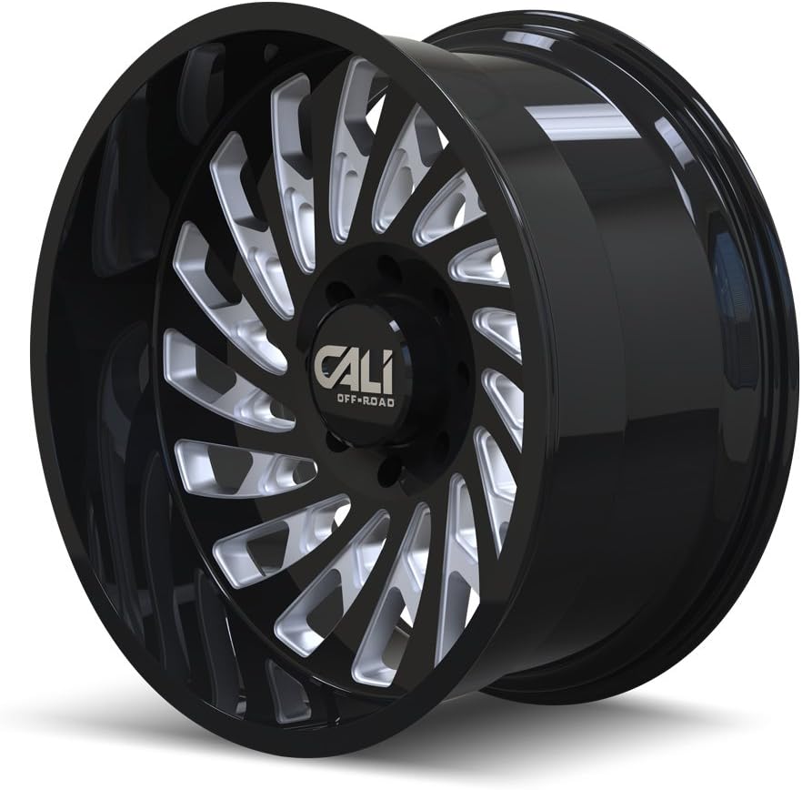 CALIOFFROAD SWITCHBACK Matte Black Wheel with Painted Finish (20 x 9. inches /6 x 135 mm, 0 mm Offset)