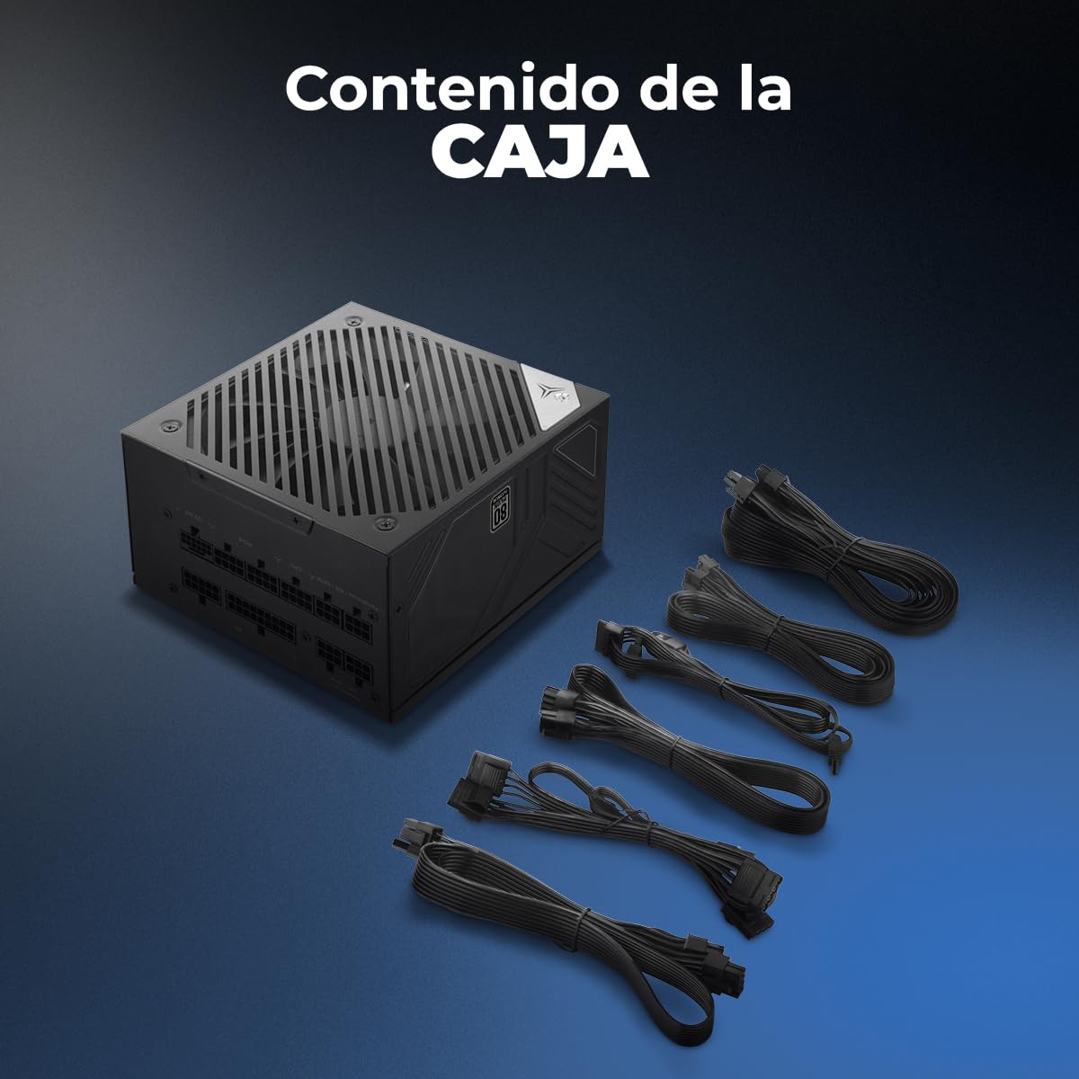 Yeyian Fuente de Alimentación Orion 1300W ATX 3.1 – Certificación 80 + Platinum, PCIe 5.1, Condensadores Japoneses, Compatible con NVIDIA y AMD – Alta Eficiencia y Potencia Real