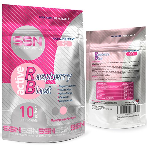 Urban Fuel Raspberry Ketone Blast | Max Strength Diet Pills | Fat Burners with Raspberry Fruit