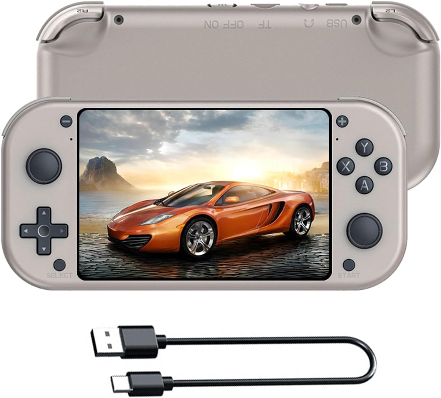 4K HD M17 Handheld Video Game Console 64G 128G Open Source Linux System 4.3inch Screen Portable Pocket Video Player Retro Gaming